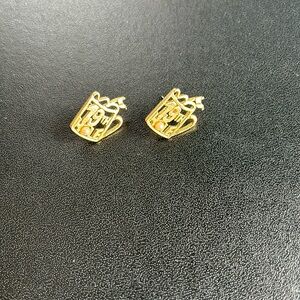 Golf earrings vintage from the late 80s